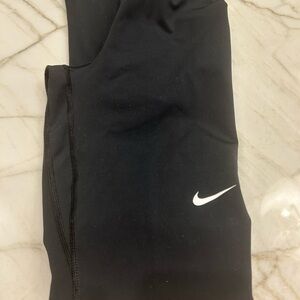 Nike Women’s  Black Leggings with White Logo